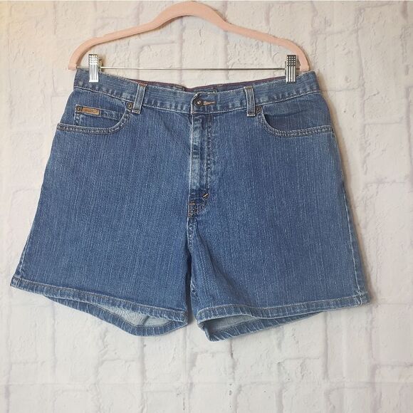EDDIE BAUER Classic Denim Jean Shorts 16 - Picture 1 of 5